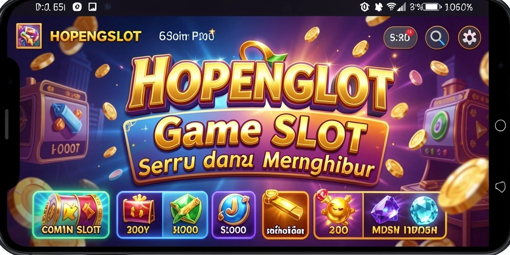 Tampilan gameplay HOPENGSLOT dengan grafis menarik dan fitur bonus seru.