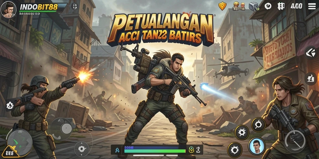 Tampilan menegangkan dari pertempuran epik INDOBIT88.