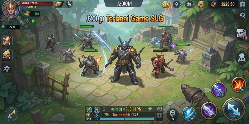 Gameplay J200M yang menegangkan dan penuh strategi.