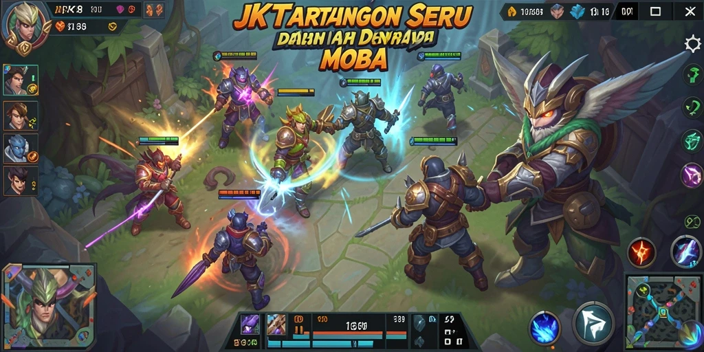 Gameplay seru dan aksi cepat di arena JKT8.