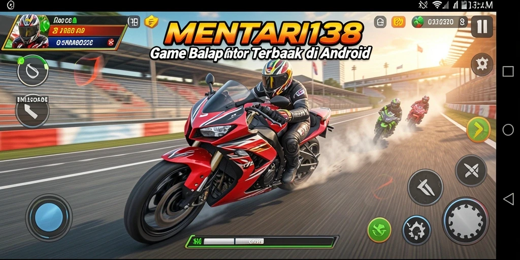 Gameplay seru di MENTARI138 dengan balapan motor yang mendebarkan.