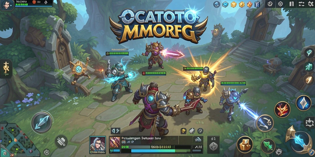 Gameplay seru OCATOTO dalam dunia MMORPG yang luas.