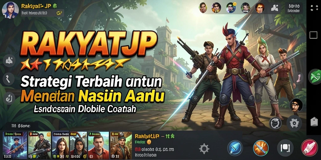 Tampilan gameplay RAKYATJP yang seru dan menantang.