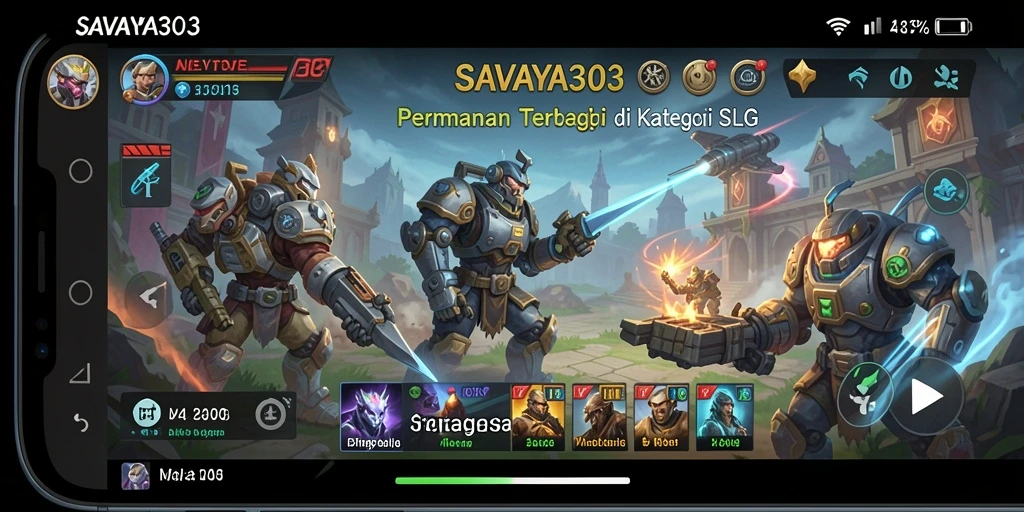 Tampilan seru gameplay <strong>SAVAYA303</strong> yang menantang strategi SLG.