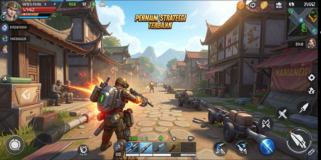 Tampilan gameplay strategis dalam <strong>VV62</strong> yang penuh pertempuran cerdas.