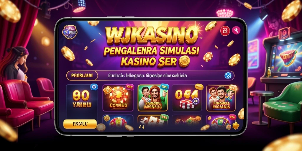 Tampilan gameplay seru dari WJKASINO yang menghadirkan kasino virtual.